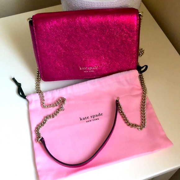 Kate Spade New York Spencer Metallic Chain Wallet - Picture 3 of 6